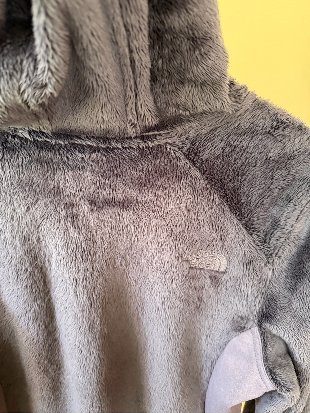 The North Face Womens Medium Hooded Full‎ Zip Fleece Jacket Purple Soft - Picture 8 of 10